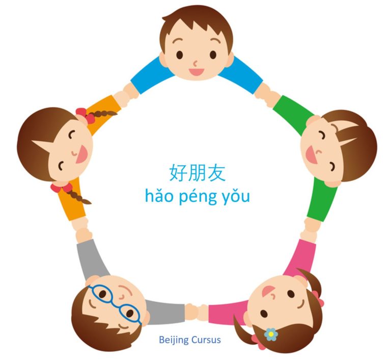 Ami en chinois - Copain en chinois - Apprendre le chinois - Beijing Cursus